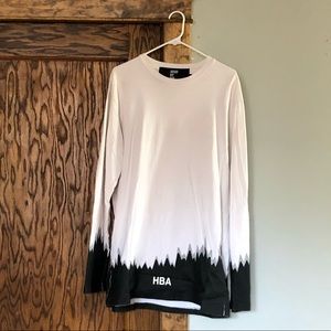 Hood By Air long sleeve pattern t. Size L